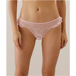 Encaje con bordados tanga
