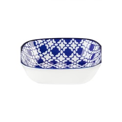 Rêve Bleu Brest New Bone China Kare Kulplu Tabak