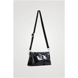 Bolso bandolera acolchado vinilo