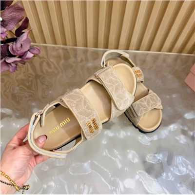 Женские замшевые босоножки  МИ*У МИ*У