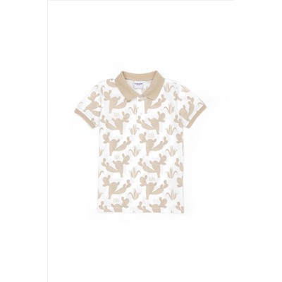 Erkek Çocuk Taş Polo Yaka Tişört