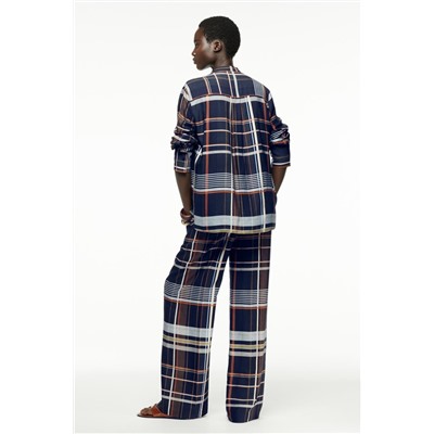 ZW COLLECTION CHECK SHIRT WITH POCKETS