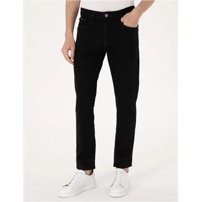 Siyah Slim Fit Jean Pantolon
