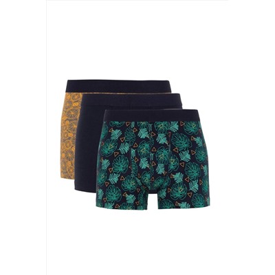 DeFacto Regular Fit 3lü Boxer B8513AX24SM