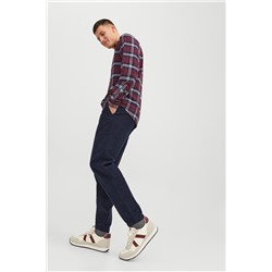 Pantalón chino de terciopelo Azul marino