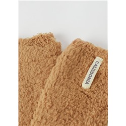 Haussocken in Teddy-Optik