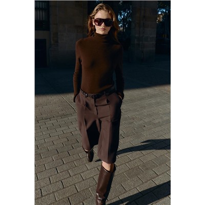 LONG BERMUDA SHORTS WITH BELT