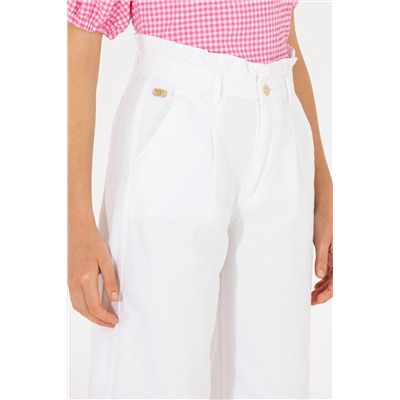 Kadın Beyaz Pantolon