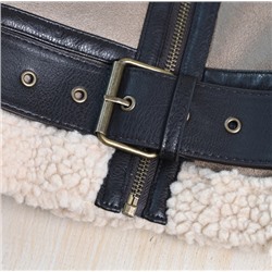 Короткая куртка в стиле ретро-байкера ЗАР*А