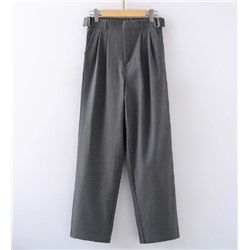 Женские повседневные однотонные прямые широкие брюки