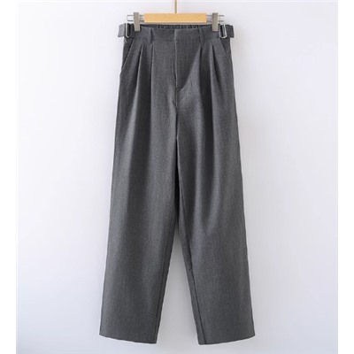 Женские повседневные однотонные прямые широкие брюки