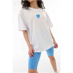 Костюм с велосипедками Heart НАТАЛИ #1034263