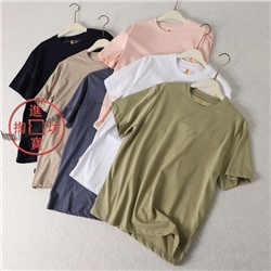 Хлопковая футболка унисекс с принтом на спине ТИМБЕРЛЕН*Д