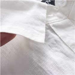 Женская льняная рубашка с вышивкой РАЛЬ*Ф Л