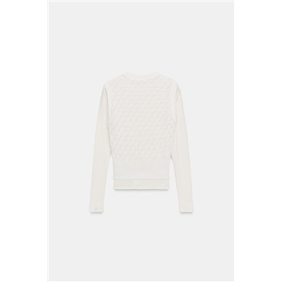 JUMPER WITH WAISTCOAT DETAIL