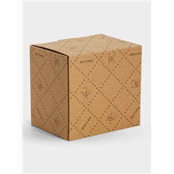 Кружка, 350 мл, керамика, серо-бежевая, Спираль, Dallas