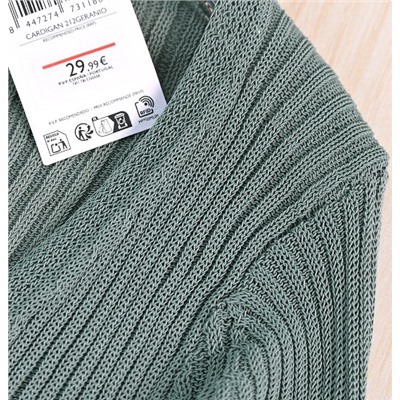 Осенний вязаный кардиган из хлопковой смеси МАНГ*О