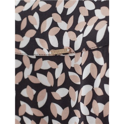 Платье на запАх из вискозы с принтом