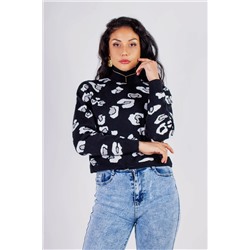 Джемпер с фиксатором Леопард арт.23377