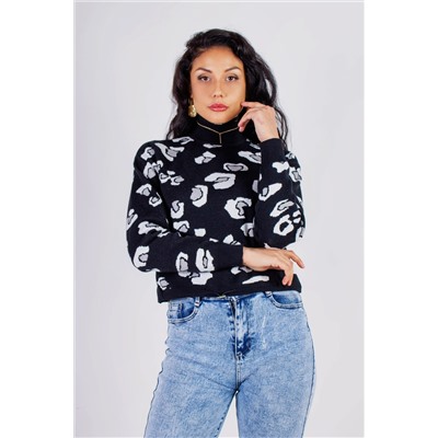 Джемпер с фиксатором Леопард арт.23377