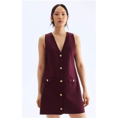 Женское  безрукавное вязаное платье  Н*М