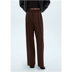 Pantalón pinzas wideleg