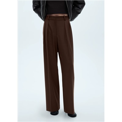 Pantalón pinzas wideleg