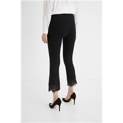 Legging slim encaje