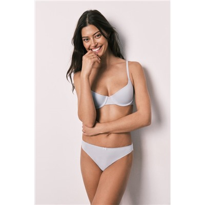 Sujetador clásico relleno algodón azul BEAUTIFUL