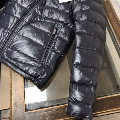 Мужской пуховик с воротником-стойкой  Moncle*r