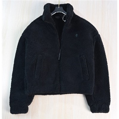 Женская зимняя, плотная, теплая, флисовая куртка-свитер