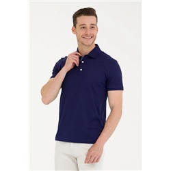 Erkek Lacivert Polo Yaka Tişört