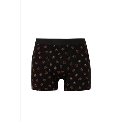 DeFacto Regular Fit Bal Kabağı Baskılı 3lü Boxer E0038AX24WN