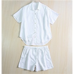 Женский льняной комплект