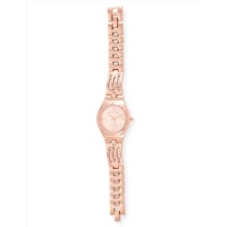 LADIES GOLD ANALOG BRACELET WATCH