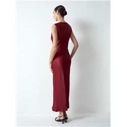 Платье макси из 100% вискозы, PL1600/lea