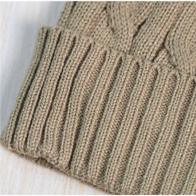 Теплая вязаная шапка РАЛЬ*Ф Л