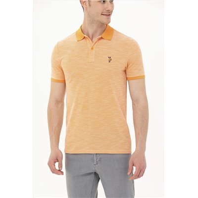 Erkek Turuncu Polo Yaka Tişört