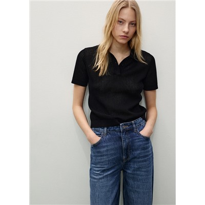 Jeans Danila wide leg tiro alto