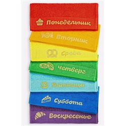 Набор мягких махровых полотенец 7 шт Happy Fox Home