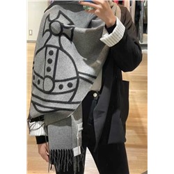 Мягкий двусторонний теплый шарф  Vivienn*e Westwoo*d