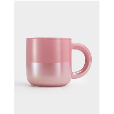 Кружка, 350 мл, тёмно-розовая, Горизонт