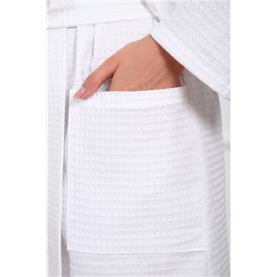 Халат вафельный женский