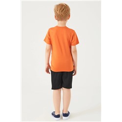 Erkek Çocuk Turuncu Pijama Takımı