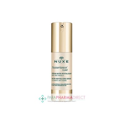 Nuxe Nuxuriance Gold Sérum Nutri-Revitalisant Anti-Âge Absolu 30ml