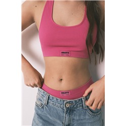 Sujetador deportivo Seamless rosa