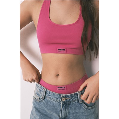 Sujetador deportivo Seamless rosa