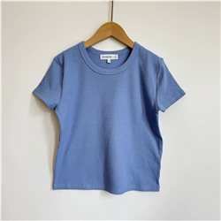 Футболка в рубчик для девочек  Decjub*a  Экспорт