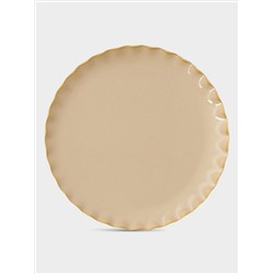 Тарелка обеденная, 26 см, песочная, Onde