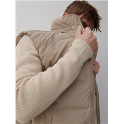 Steppweste mit Stehkragen